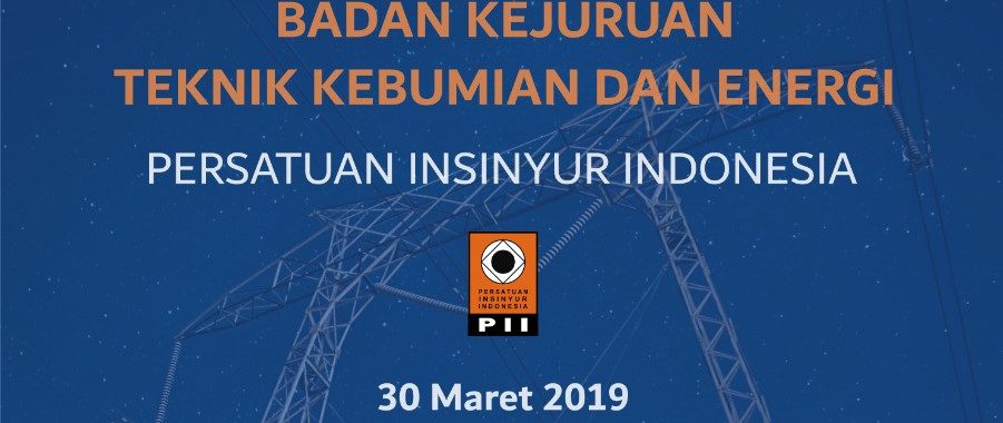 Fakultas Teknik Pertambangan Dan Perminyakan Konvensi Nasional Ke 2 Badan Kejuruan Teknik Kebumian Energi