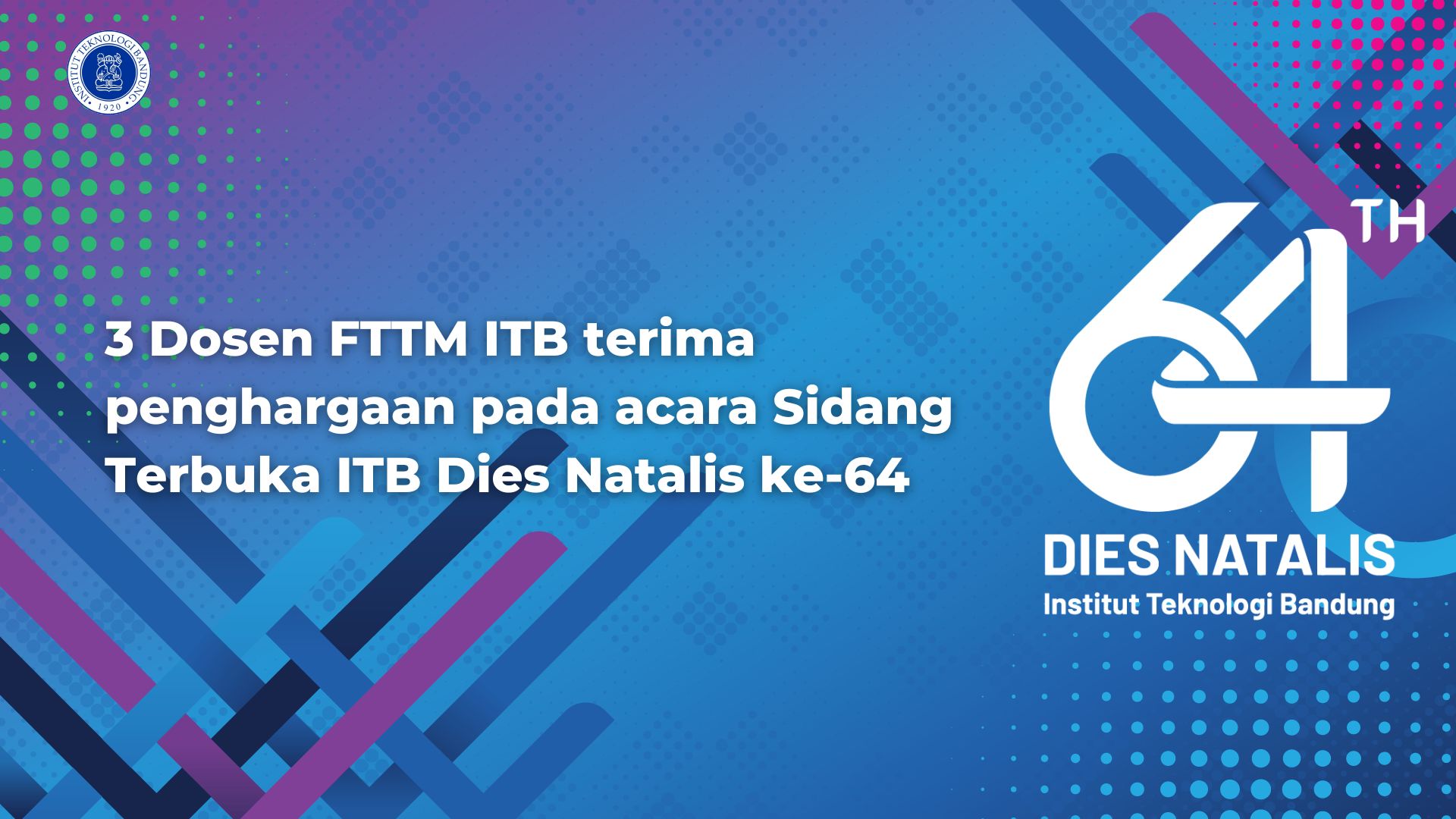 Fakultas Teknik Pertambangan Dan Perminyakan 3 Dosen Fttm Itb Terima