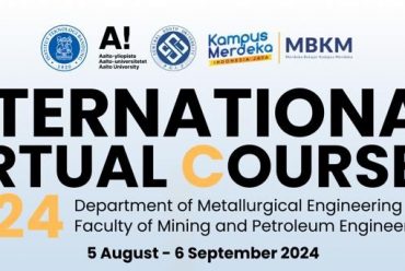 Kuliah Online Terbuka Internasional, International Virtual Course (IVC) dengan judul Sustainable Process Metallurgy atau Sustainable Metal Production