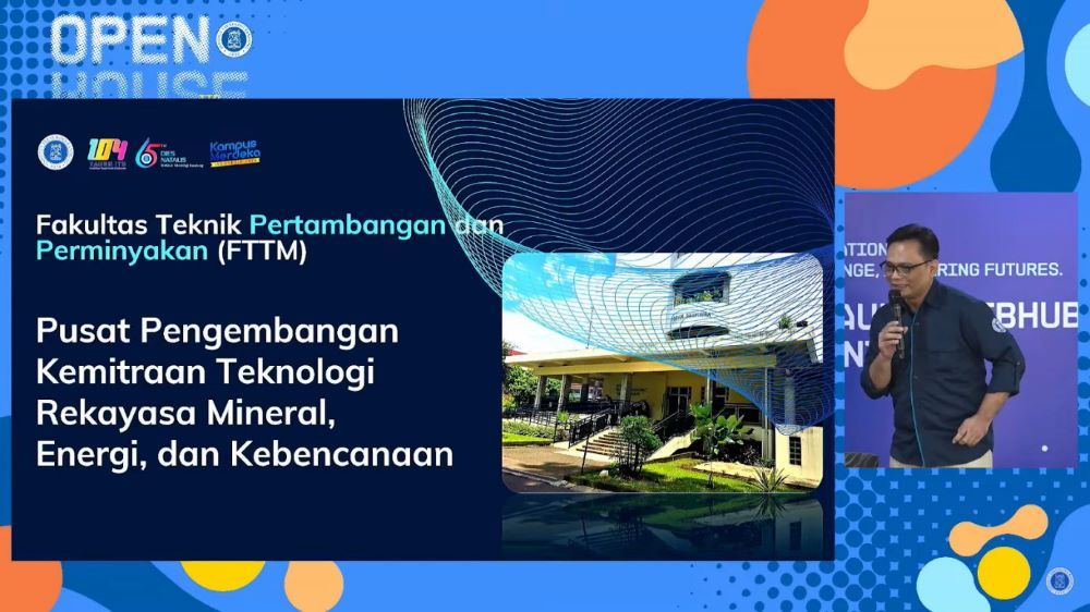 FTTM ITB Kenalkan Pusat Pengembangan Kemitraan Teknologi Rekayasa Mineral, Energi, dan Kebencanaan dalam Open House ITB Kampus Jakarta